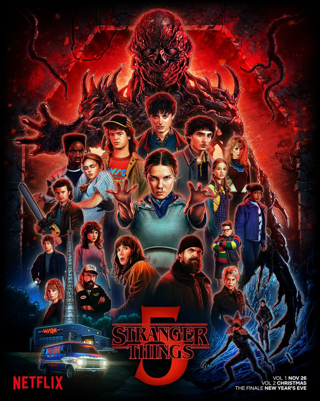 Сериал Очень странные дела Постер 1,2,3,4,5 сезон
